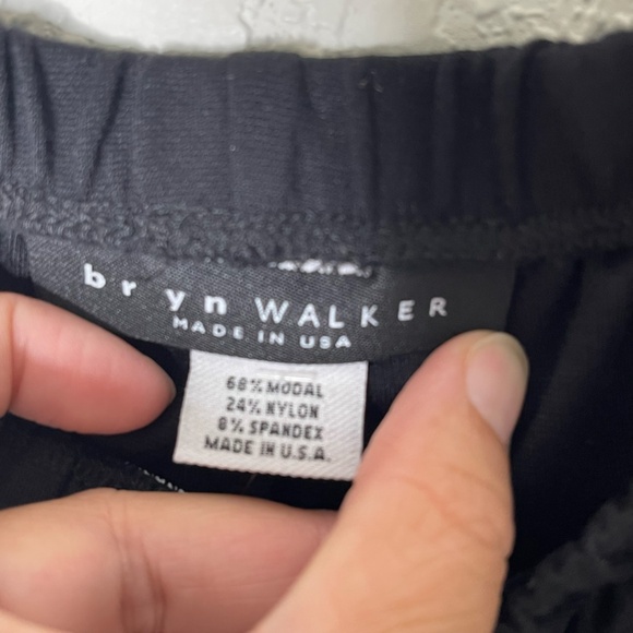 Bryn Walker Olivier Lantern Pants Size L Black Modal Blend Made In USA - Picture 7 of 14